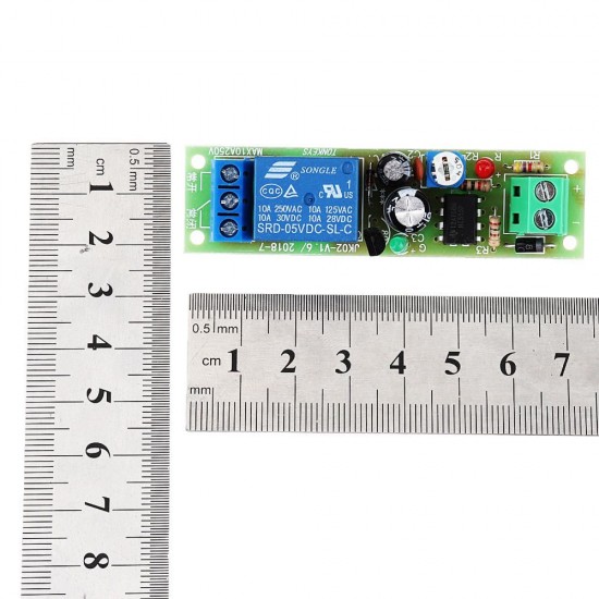 3pcs JK-02 5V 0-200S Power-on On Delay Automatically Disconnects Timer Relay Module NE555