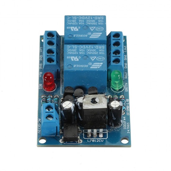 3pcs Speaker Power Amplifier Board Dual 15A Relay Protector Boot Delay and DC Detection Protection Module