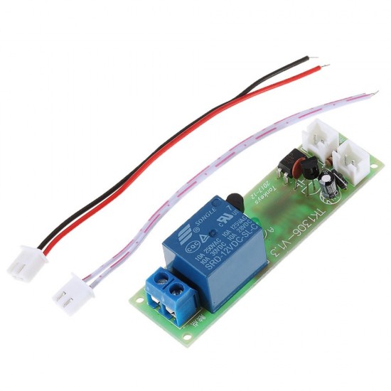 3pcs TK1305A 12V DC Multifunctional Time Delay Relay Module with Optocoupler Isolation