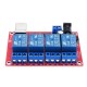 4 Channel 24V HID Driverless USB Relay USB Control Switch Computer Control Switch PC Intelligent Control Relay Module