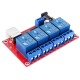 4 Channel 24V HID Driverless USB Relay USB Control Switch Computer Control Switch PC Intelligent Control Relay Module