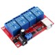 4 Channel 24V HID Driverless USB Relay USB Control Switch Computer Control Switch PC Intelligent Control Relay Module