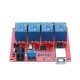 4CH Channel 12V Computer USB Control Switch Free Drive Relay Module PC Intelligent Controller