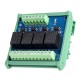 4CH Channel Optocoupler Isolation Relay Module 5V/12V/24V SCM PLC Signal Amplifier Board