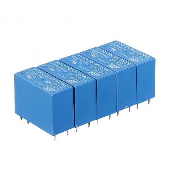 5PCS SMIH-05VDC-SL-C SMIH-12VDC-SL-C SMIH-24VDC-SL-C 05 12 24 V Relay Module 250V 16A 6PIN Normally Open