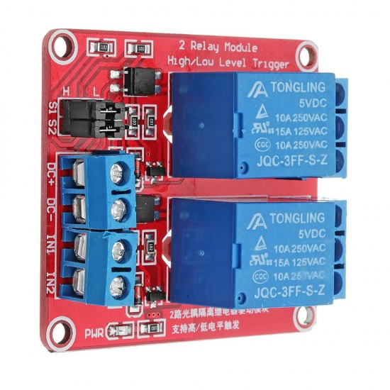 5Pcs 5V 2 Channel Level Trigger Optocoupler Relay Module 5Pcs 5V 2 Channel Level Trigger Optocoupler Relay Module