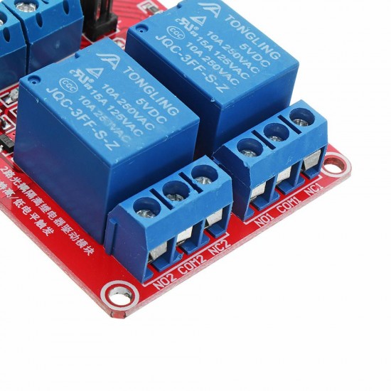 5Pcs 5V 2 Channel Level Trigger Optocoupler Relay Module 5Pcs 5V 2 Channel Level Trigger Optocoupler Relay Module