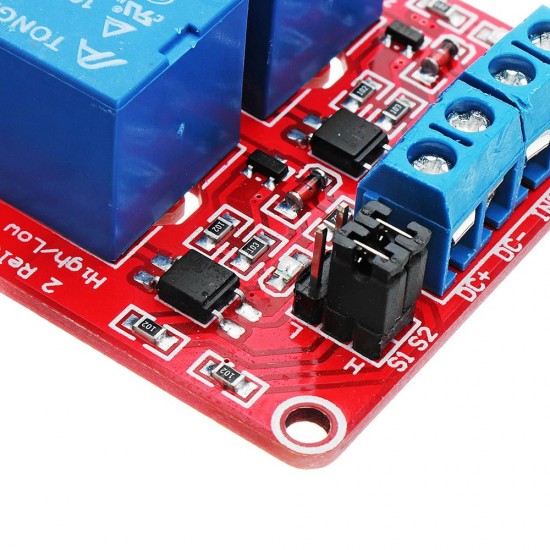 5Pcs 5V 2 Channel Level Trigger Optocoupler Relay Module