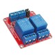 5Pcs 5V 2 Channel Level Trigger Optocoupler Relay Module