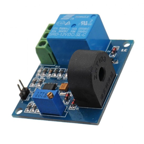 5Pcs DC 12V 5A Overcurrent Protection Sensor Module AC Current Detection Relay Module Switch Output