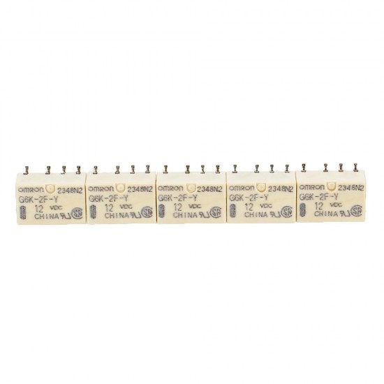 5Pcs G6K-2F-Y-5VDC 12VDC 1A 8Pin Signal Relay Module 5Pcs G6K-2F-Y-5VDC 12VDC 1A 8Pin Signal Relay Module