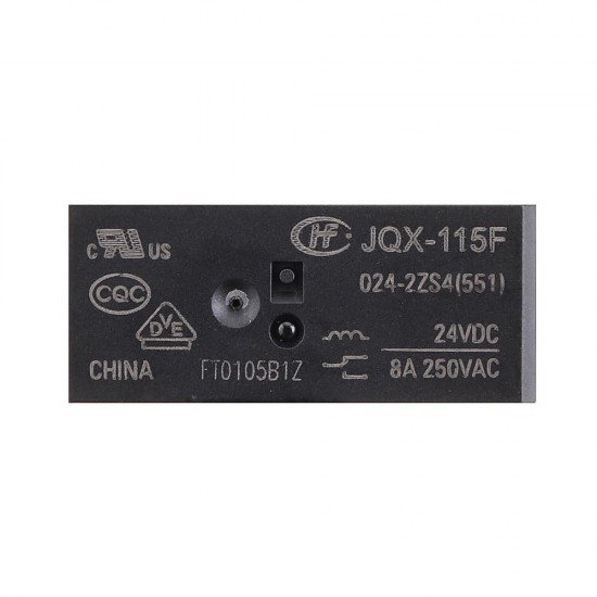 5Pcs HF115F-JQX-115F- 005 012 024-2ZS4 8A 8Pin Relay Module