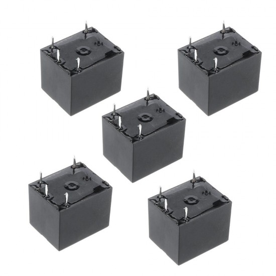 5Pcs HF3FF-JQC-3FF- 005 012 024-1HS 5V 12V 24V DC 10A 4Pin Relay Module 5Pcs HF3FF-JQC-3FF- 005 012 024-1HS 5V 12V 24V DC 10A 4Pin Relay Module