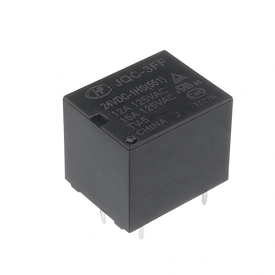 5Pcs HF3FF-JQC-3FF- 005 012 024-1HS 5V 12V 24V DC 10A 4Pin Relay Module 5Pcs HF3FF-JQC-3FF- 005 012 024-1HS 5V 12V 24V DC 10A 4Pin Relay Module