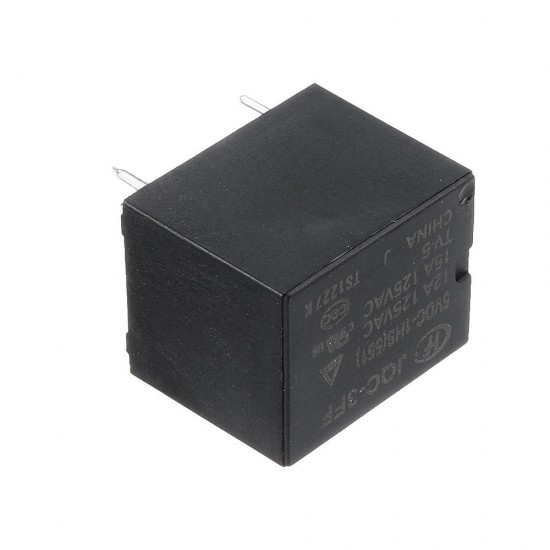 5Pcs HF3FF-JQC-3FF- 005 012 024-1HS 5V 12V 24V DC 10A 4Pin Relay Module 5Pcs HF3FF-JQC-3FF- 005 012 024-1HS 5V 12V 24V DC 10A 4Pin Relay Module
