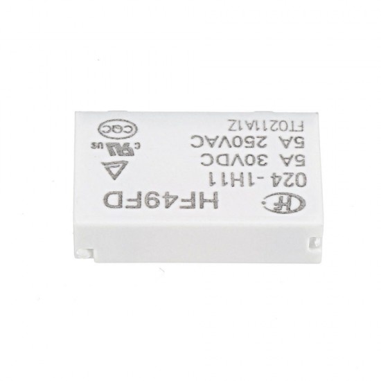 5Pcs HF49FD- 005 012 024-1H11 5V 12V 24V 4PIN Normally Open 5A 250V Relay Module 5Pcs HF49FD- 005 012 024-1H11 5V 12V 24V 4PIN Normally Open 5A 250V Relay Module