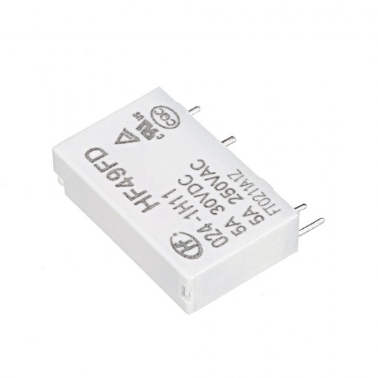 5Pcs HF49FD- 005 012 024-1H11 5V 12V 24V 4PIN Normally Open 5A 250V Relay Module 5Pcs HF49FD- 005 012 024-1H11 5V 12V 24V 4PIN Normally Open 5A 250V Relay Module