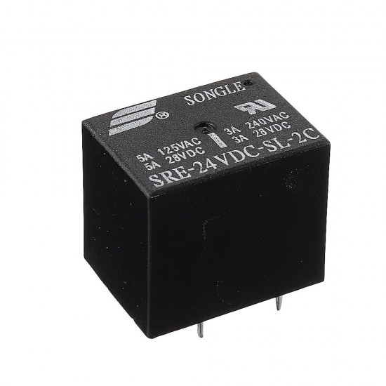 5Pcs SRE-05V 12V 24VDC-SL-2C Relay Module 3A 8PIN 5Pcs SRE-05V 12V 24VDC-SL-2C Relay Module 3A 8PIN