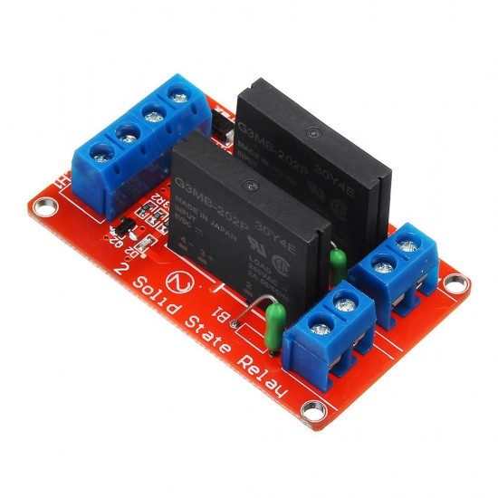 5Pcs Two Way 2CH Channel Solid State Relay Module