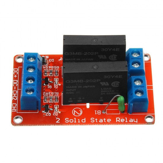 5Pcs Two Way 2CH Channel Solid State Relay Module