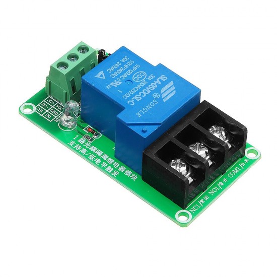 5V 1 Channel 30A Optocoupler Isolation Relay Module Support High and Low Level Trigger Switch