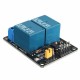 5V 2 Channel Relay Module Control Board With Optocoupler Protection for Arduino - products that work with official Arduino boards