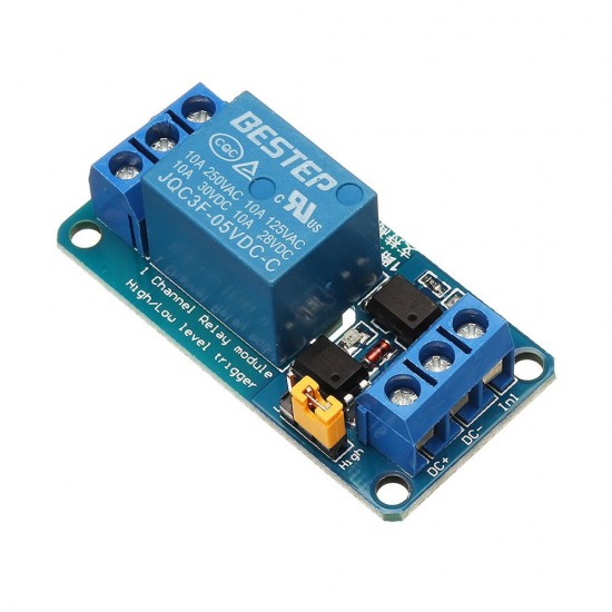 5pcs 1 Channel 5v Relay Module High And Low Level Trigger