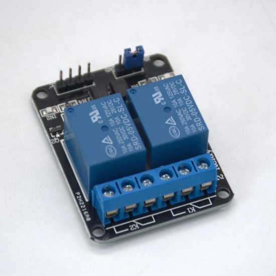 5pcs 2 Channel 5V DC Relay Module Relay Drive Module Control Board