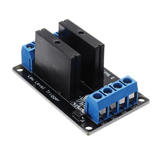 5pcs 2 Channel DC 12V Relay Module Solid State Low Level Trigger 240V2A for Arduino - products that work with official Arduino boards
