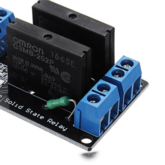 5pcs 2 Channel DC 12V Relay Module Solid State High Level Trigger 240V2A for Arduino - products that work with official Arduino boards 5pcs 2 Channel DC 12V Relay Module Solid State High Level Trigger 240V2A for Arduino - products that work with official Arduino boards