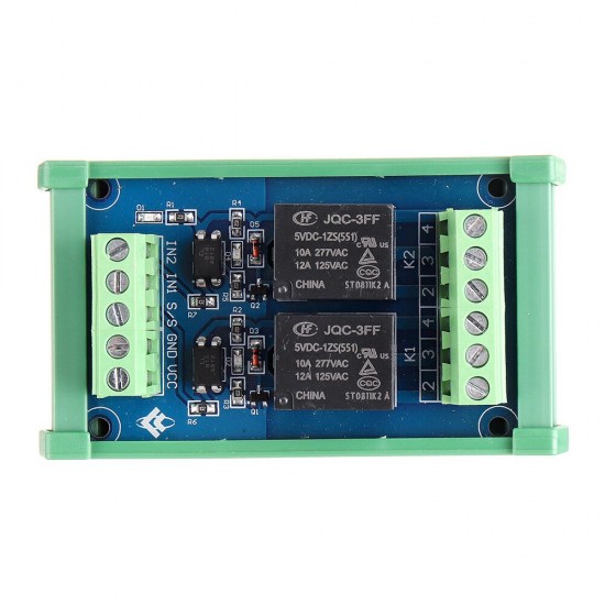 5pcs 2CH Channel Optocoupler Isolation Relay Module 5V SCM PLC Signal Amplifier Board 5pcs 2CH Channel Optocoupler Isolation Relay Module 5V SCM PLC Signal Amplifier Board