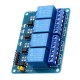 5pcs 5V 4 Channel Relay Module PIC DSP MSP430 Blue for Arduino - products that work with official Arduino boards