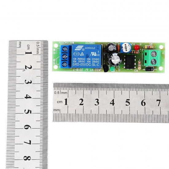 5pcs JK-02 5V 0-200S Power-on On Delay Automatically Disconnects Timer Relay Module NE555