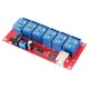 6 Channel 12V HID Driverless USB Relay USB Control Switch Computer Control Switch PC Intelligent Control Relay Module