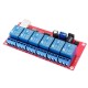 6 Channel 24V HID Driverless USB Relay USB Control Switch Computer Control Switch PC Intelligent Control Relay Module