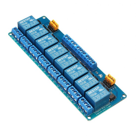 8 Channel 12V Relay Module High And Low Level Trigger for Arduino - products that work with official Arduino boards