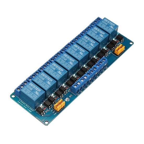 8 Channel 5V Relay Module High And Low Level Trigger for Arduino - products that work with official Arduino boards