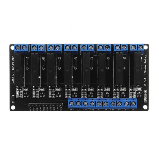 8 Channel DC 24V Relay Module Solid State High and low Level Trigger 240V2A