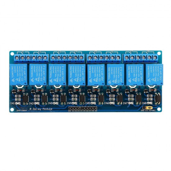 8 Channel Relay Module 24V with Optocoupler Isolation Relay Module for Arduino - products that work with official Arduino boards