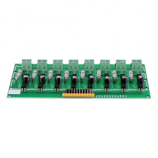 8CH Channel AC220V 3V 5V Optocoupler Isolation Test Board Isolated Detection Tester PLC Processors Module