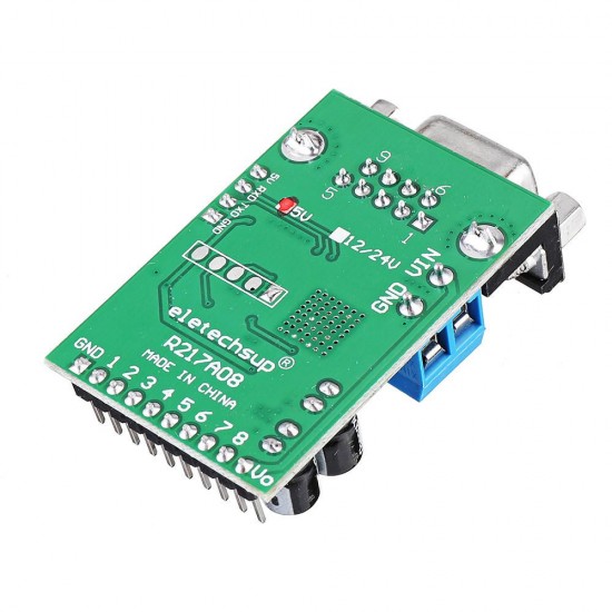 8Channel RS232 TTL232 IO Control Switch Board Com DB9 Serial Port for Momentary Self-locking Interlock Latch Delay Relay Module