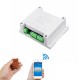 AC 220V 10A Control Smart Switch Point Remote Relay 4 Channel WiFi Module With Shell And 433M Remote Controller