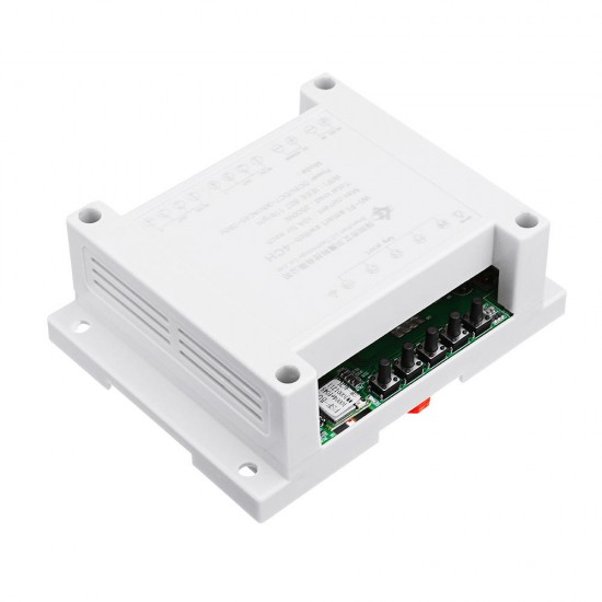 AC 220V 10A Control Smart Switch Point Remote Relay 4 Channel WiFi Module With Shell And 433M Remote Controller AC 220V 10A Control Smart Switch Point Remote Relay 4 Channel WiFi Module With Shell And 433M Remote Controller
