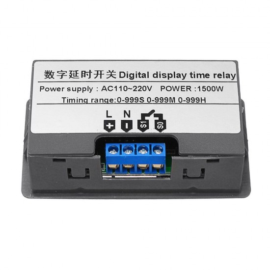 AC110V-220V Digital Display Time Relay Automation Delay Timer Control Switch Relay Module