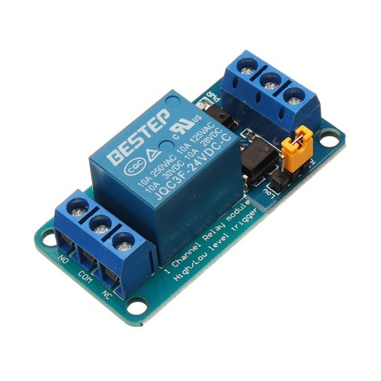 1 Channel 24V Relay Module High And Low Level Trigger For 1 Channel 24V Relay Module High And Low Level Trigger For
