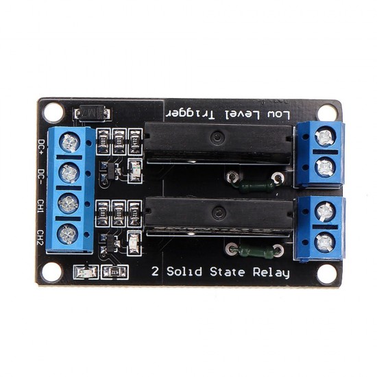 2 Channel 5V Low Level Solid State Relay Module With Fuse 250V2A For Auduino 2 Channel 5V Low Level Solid State Relay Module With Fuse 250V2A For Auduino