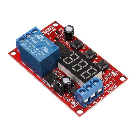 24V Relay Module Digital Display Delay Board High and Low Trigger Adjustable Cycle Multi-function For Auduino Smart Home 24V Relay Module Digital Display Delay Board High and Low Trigger Adjustable Cycle Multi-function For Auduino Smart Home