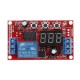 24V Relay Module Digital Display Delay Board High and Low Trigger Adjustable Cycle Multi-function For Auduino Smart Home