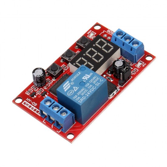 24V Relay Module Digital Display Delay Board High and Low Trigger Adjustable Cycle Multi-function For Auduino Smart Home 24V Relay Module Digital Display Delay Board High and Low Trigger Adjustable Cycle Multi-function For Auduino Smart Home