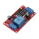 24V Relay Module Digital Display Delay Board High and Low Trigger Adjustable Cycle Multi-function For Auduino Smart Home